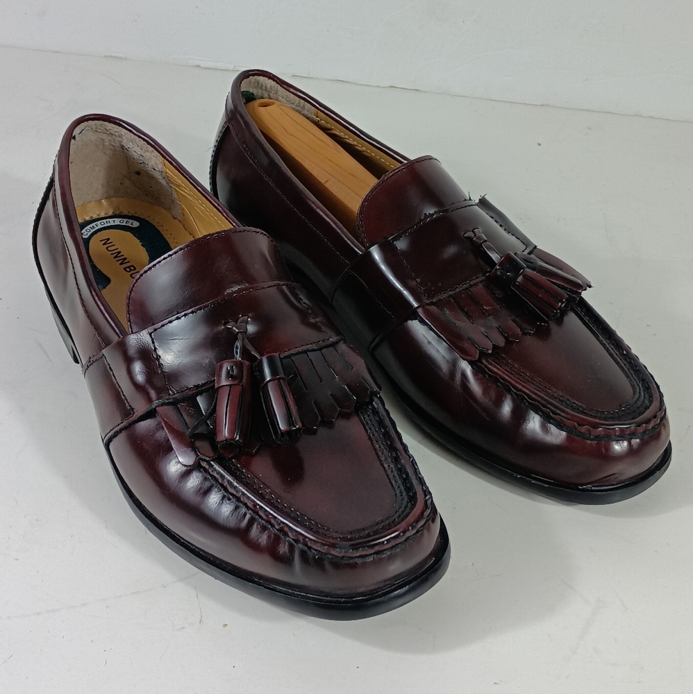 Nunn Bush Men's Burgundy Loafers